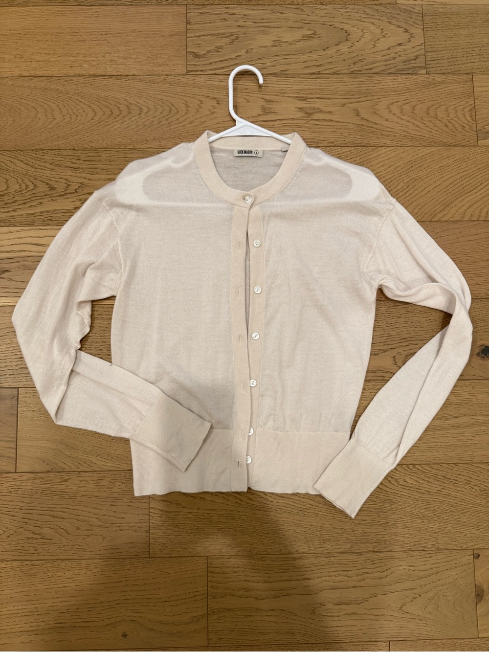 Like New Buck Mason Featherweight Wool Blend Cardigan - Picture 2 of 6